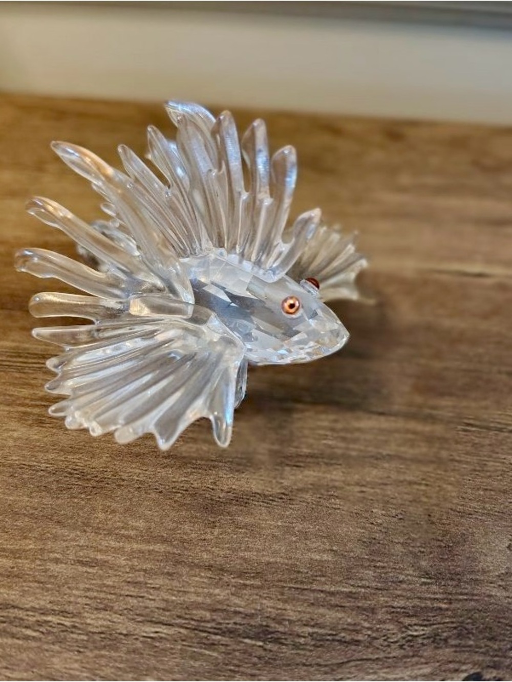 Swarovski Crystal Clear Lion Fish South Sea Figurine - 3” X 2” - Picture 14 of 14